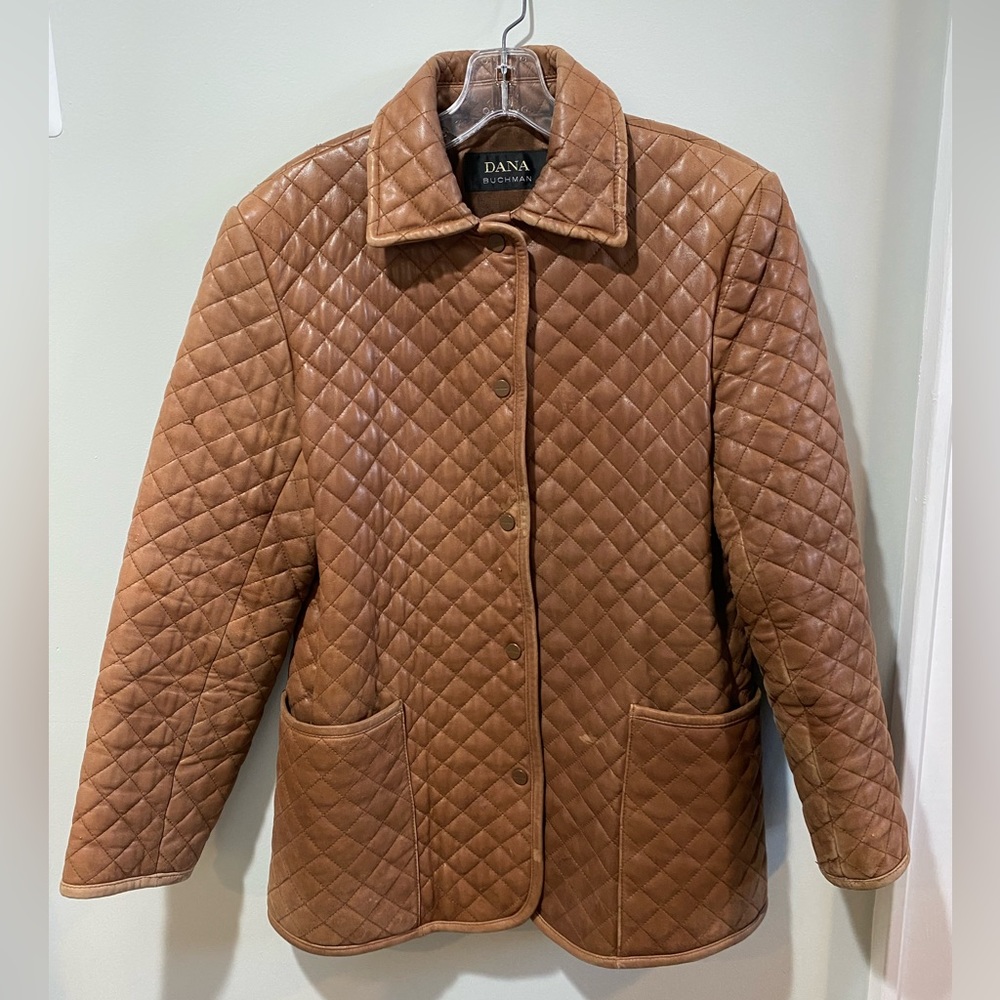 Dana Buchman genuine leather jacket
